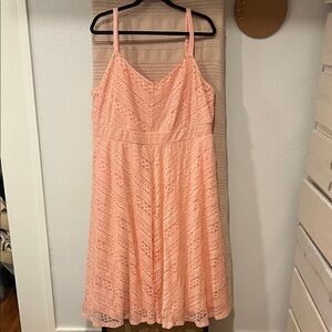 Torrid Pink Lace Dress